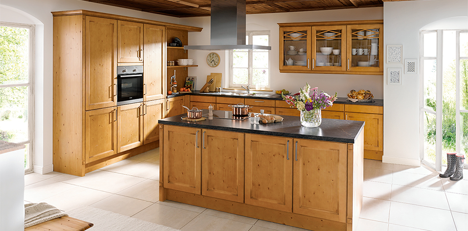 NEW – Tauern H850 Golden Spruce Wood Kitchen from Schuller