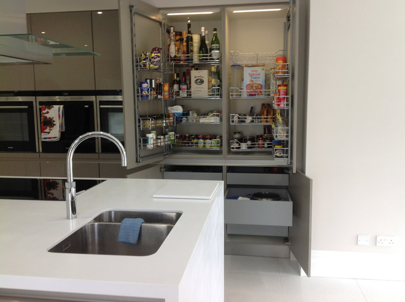 High Gloss German kitchen using Schuller 2