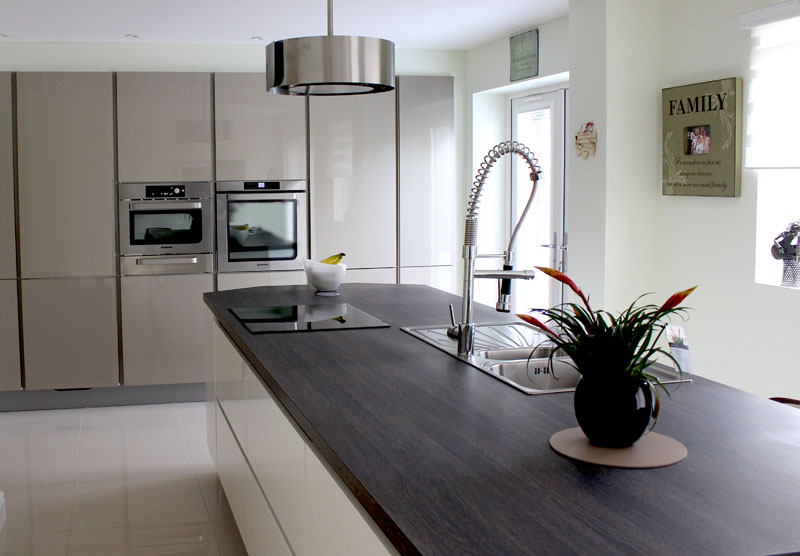 Schuller Truffle Brown German Made Customer Kitchen in Eccleston, Lancashire