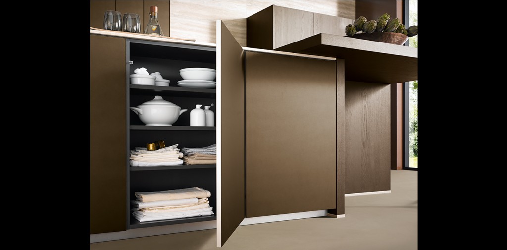 NEW - Next125 Kitchens NX 902 Glass Line Bronze matt metallic 3