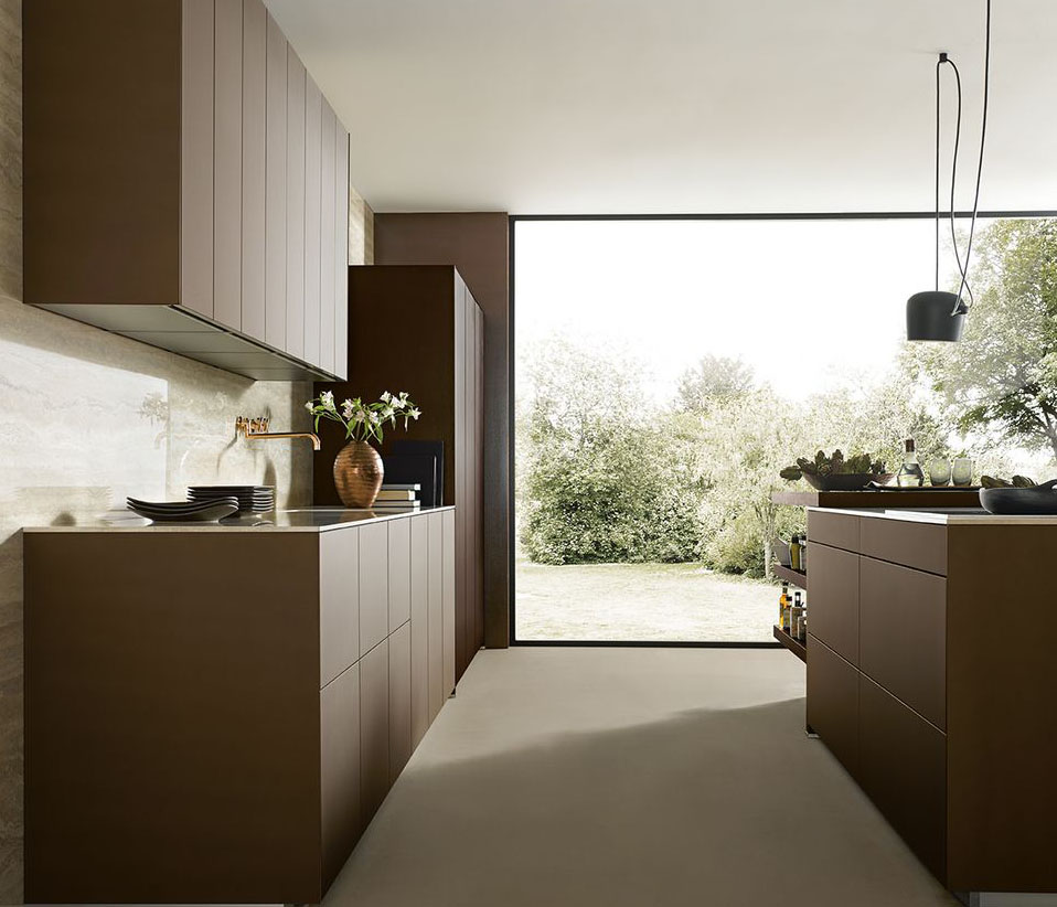 Next125 Kitchens NX 902 Glass Line Bronze