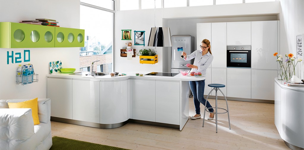 Schuller Alea L091 Crystal White Kitchens from Schuller