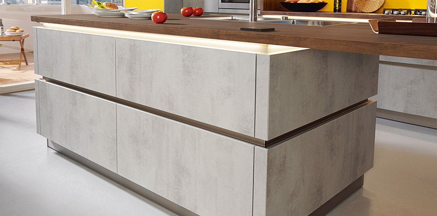 Schuller Elba K023 Grey Concrete Quartz