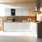 Schuller Alea L091 Crystal white high gloss with K845 Spruce Chalet