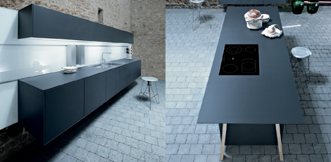 next125 Kitchens NX 500 Lava black