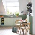 Schuller German Kitchens Biella Pastel Green L215