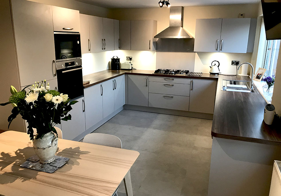 Schuller Nova Sand Grey K210 Kitchen Warrington