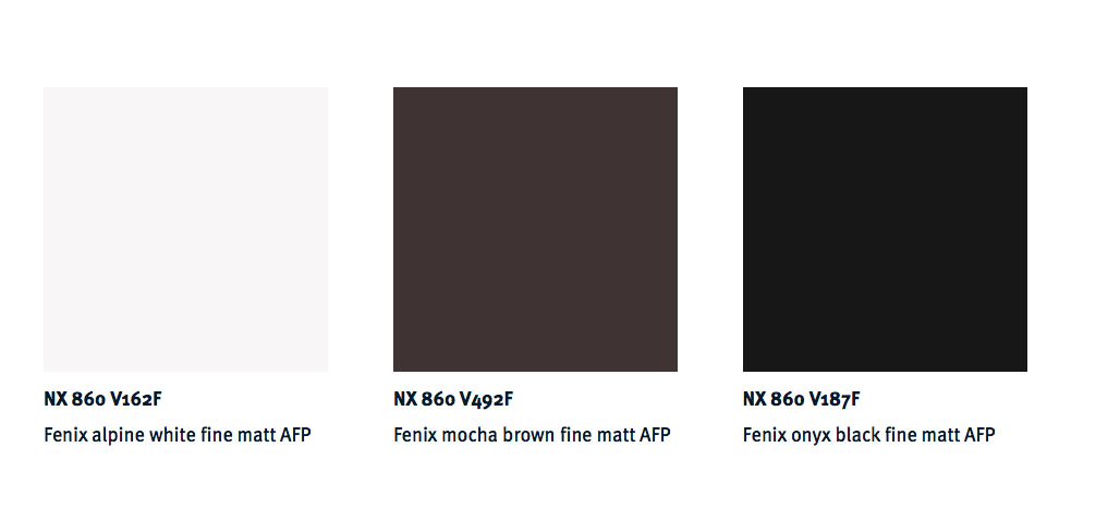 Next 125 Kitchens NX 860 Door Colour Choices