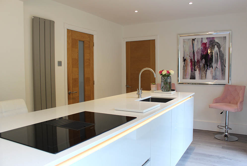 Schuller Uni Gloss Kitchen installed in Cheshire