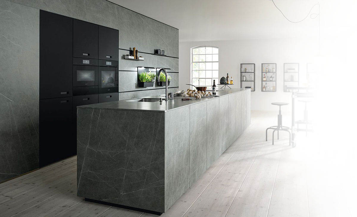 Schuller Matt Sand Grey German kitchen Cheshire