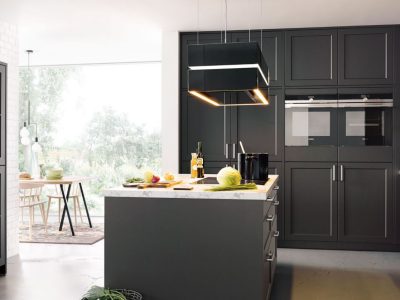 Schuller Vienna L190 Lava black satin.