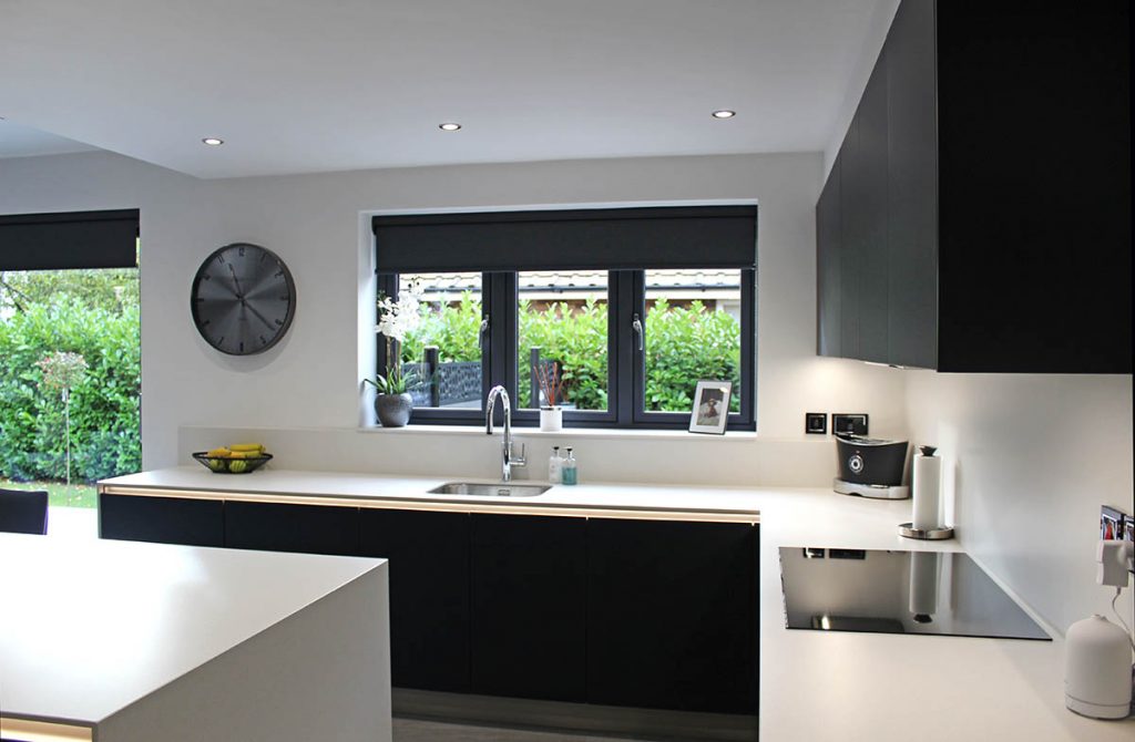 Customer Kitchen in Matt Crystal Grey