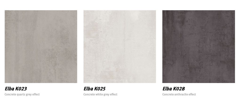 Schuller Elba Concrete Colour Choices