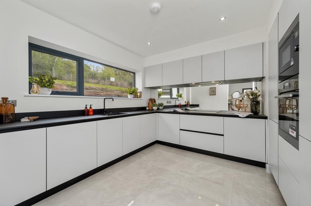 NX110 Crystal Grey German kitchen Customer Project